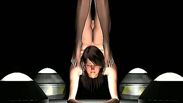 Busty 3D Cutie Spreads Wet Pussy Wide Open for Hardcore Anime Action