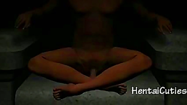 Busty 3D Cutie Spreads Wet Pussy Wide Open for Hardcore Anime Action