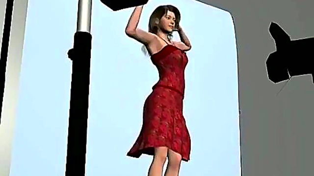 Busty 3D Cutie Spreads Wet Pussy Wide Open for Hardcore Anime Action