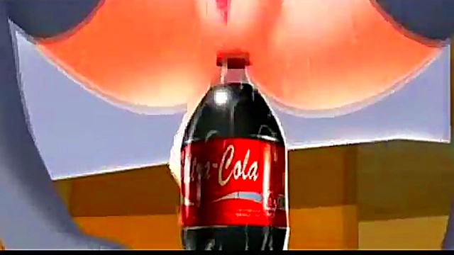 Teen Toon Babe Plays With Bottle Dildo for Anal Orgasm Fun