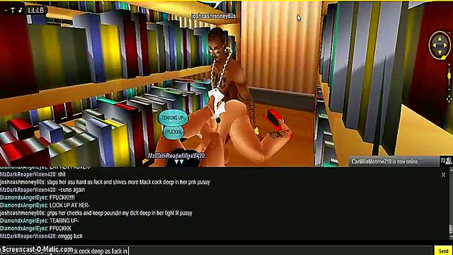 Dia and Dark Engage in Steamy 3D Animation Porn Threesome Adventure