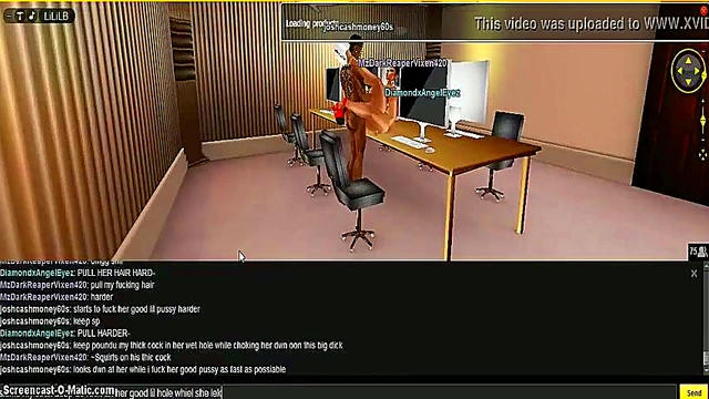 Dia and Dark Engage in Steamy 3D Animation Porn Threesome Adventure