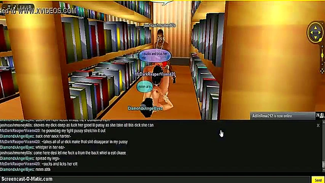 Dia and Dark Engage in Steamy 3D Animation Porn Threesome Adventure