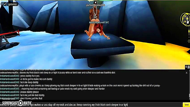 Anita Ice Seduces You in 3D IMVU Room for Intense Hentai Porn Action