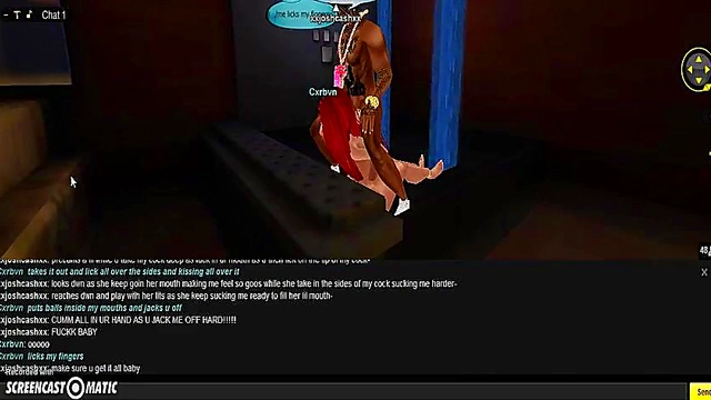 3D Hentai Game Porn – Animated Couple Gets Steamy in Shower Scene