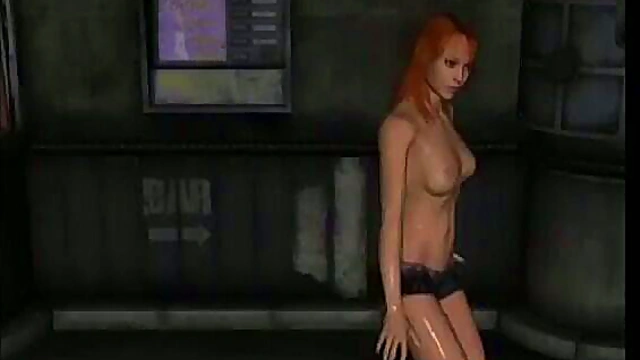 Virtual French Maid Gives Hardcore Blowjob With Big Tits & Anime Fetish