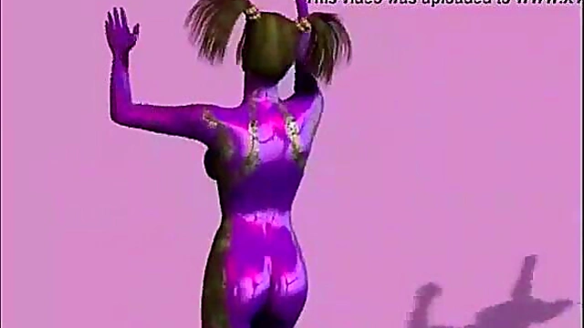 Virtual French Maid Gives Hardcore Blowjob With Big Tits & Anime Fetish