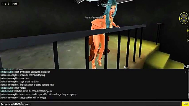 3D Hentai Diva DMV Rides Cock Intensely In Animated Game Adventure