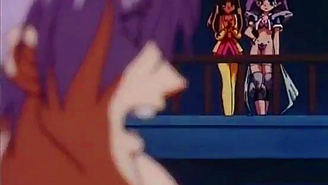 Bound Anime Hottie Gets Pervasive Japanese Treatment By Cartoon Guys