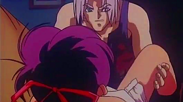 Bound Anime Hottie Gets Pervasive Japanese Treatment By Cartoon Guys