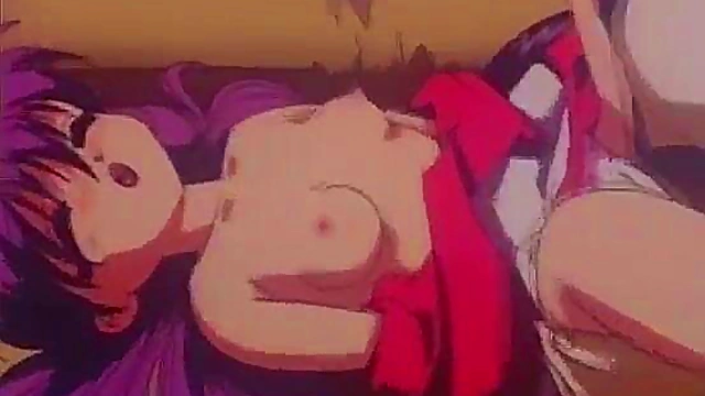 Bound Anime Hottie Gets Pervasive Japanese Treatment By Cartoon Guys