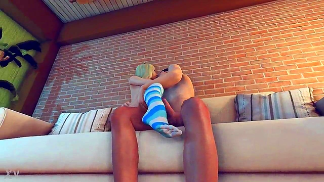 Hetero 3D Anime Couple Engage in Hot Virtual Sex Adventure