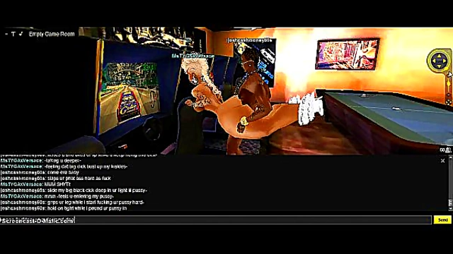 Tyga's Game Room – 3D Anime Chick Gets naughty In IMVU Virtual World