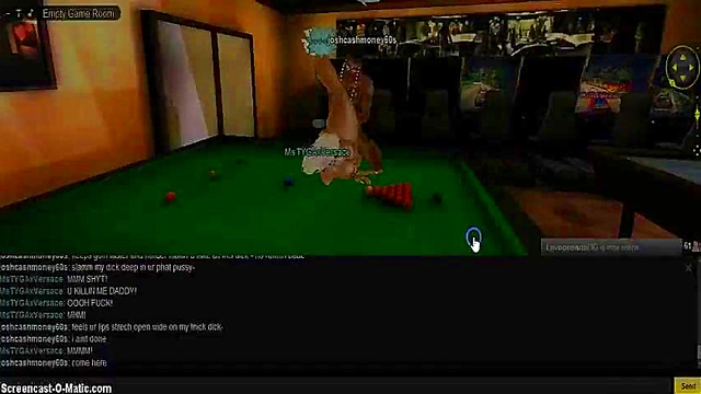 Tyga's Game Room – 3D Anime Chick Gets naughty In IMVU Virtual World