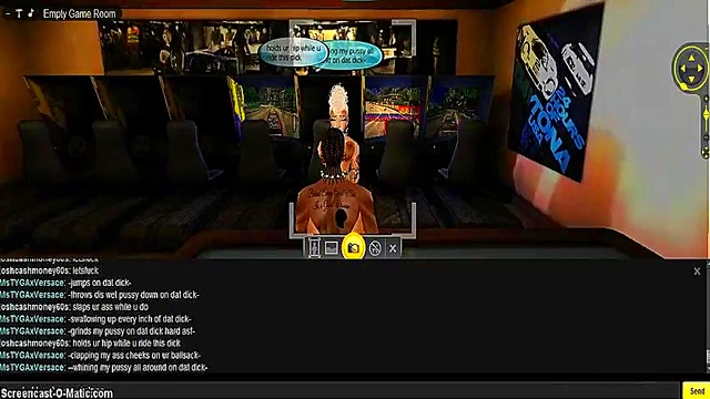 Tyga's Game Room – 3D Anime Chick Gets naughty In IMVU Virtual World