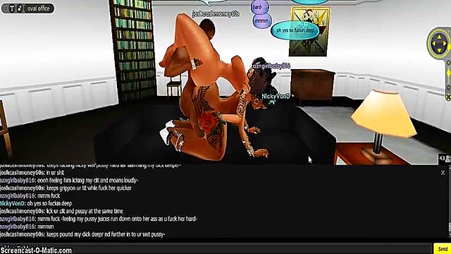 Nicky’s 3D Anime 3Sum Adventure With Gold Azn Partners