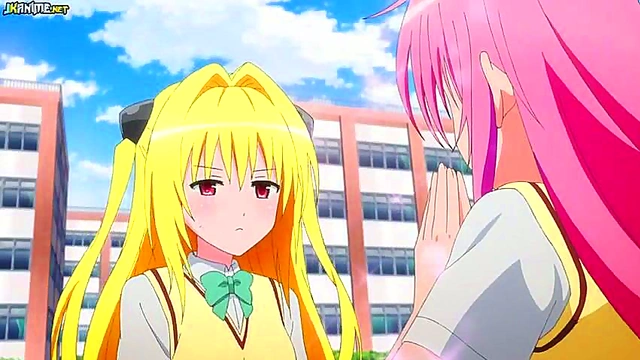 To Love-Ru Darkness Anime Couple Engage in Steamy Ecchi Action