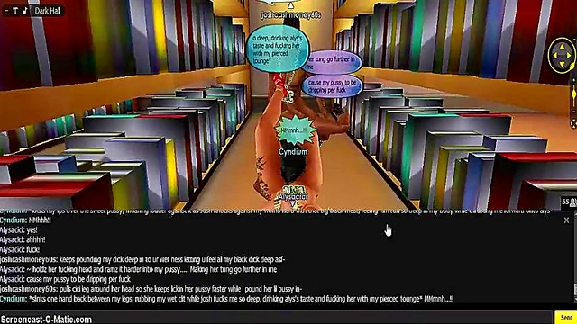 Cartoon 3D Trio Engages in Steamy IMVU Threesome CMC Action