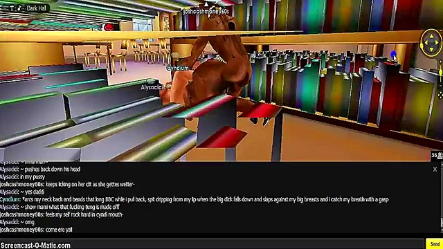 Cartoon 3D Trio Engages in Steamy IMVU Threesome CMC Action