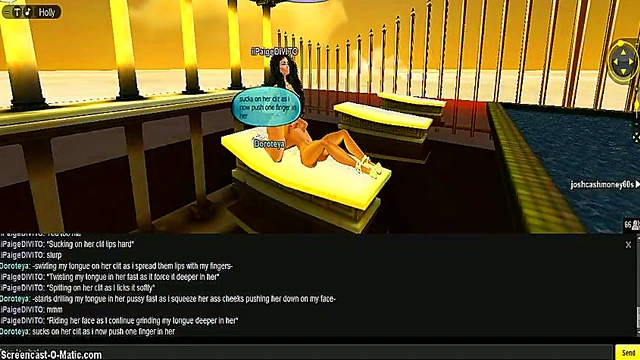 Greek God Seduces 3D Anime Babe in Erotic IMVU Adventure