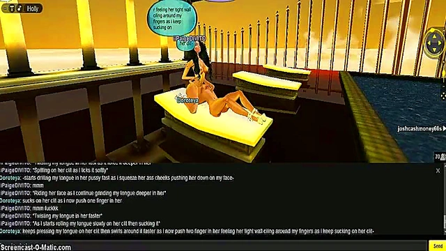 Greek God Seduces 3D Anime Babe in Erotic IMVU Adventure