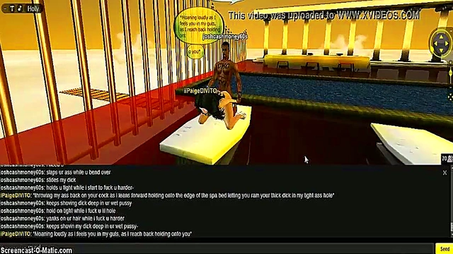 Greek God Seduces 3D Anime Babe in Erotic IMVU Adventure