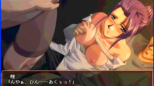 Cute Anime Babe Hitomi Gets naughty In Eroge Fantasy Scene