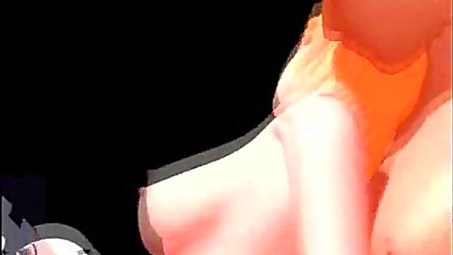 Petite 3D Anime Teen Fucked Hard & Filled With Cumshot Creampie Thrice