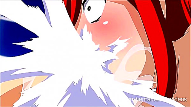 Erza Gives Dream Blowjob With Panties & Cums Hot In Fairy Tail XXX Parody