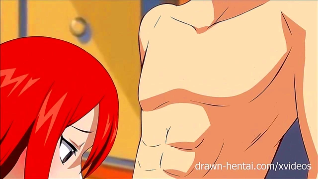 Erza Gives Dream Blowjob With Panties & Cums Hot In Fairy Tail XXX Parody