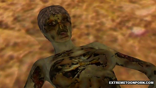 3D Anime Zombies Lesbians Lick Pussy Outdoors In Hardcore Bizarre Fantasy Session