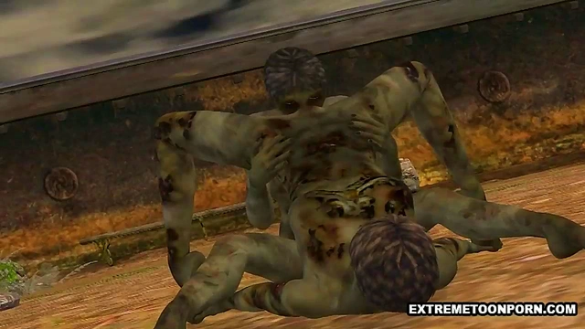 3D Anime Zombies Lesbians Lick Pussy Outdoors In Hardcore Bizarre Fantasy Session