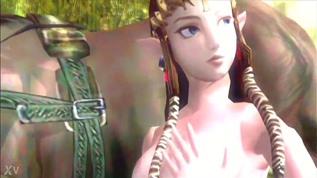 Naked Princess Zelda Gets Fucked by Link in 3D Hentai Cartoon Adventure