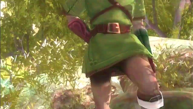 Naked Princess Zelda Gets Fucked by Link in 3D Hentai Cartoon Adventure