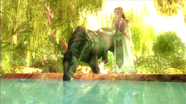 Naked Princess Zelda Gets Fucked by Link in 3D Hentai Cartoon Adventure