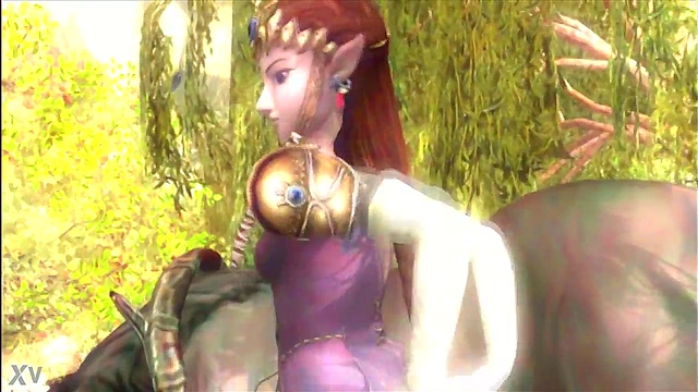 Naked Princess Zelda Gets Fucked by Link in 3D Hentai Cartoon Adventure