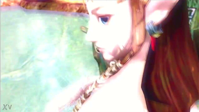 Naked Princess Zelda Gets Fucked by Link in 3D Hentai Cartoon Adventure