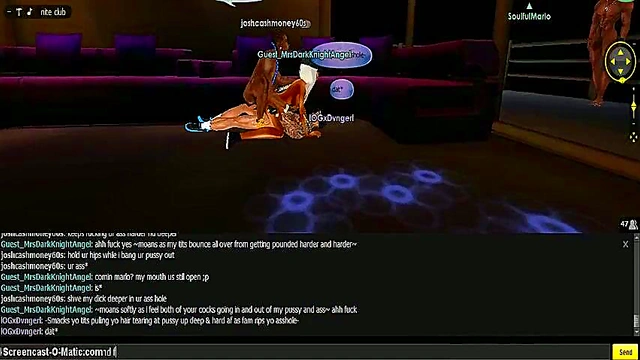 Mrs Dark Anime Seductress Gets Pounded By Multiple Dicks In Wild Gangbang Scene