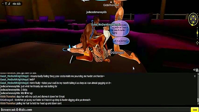 Mrs Dark Anime Seductress Gets Pounded By Multiple Dicks In Wild Gangbang Scene