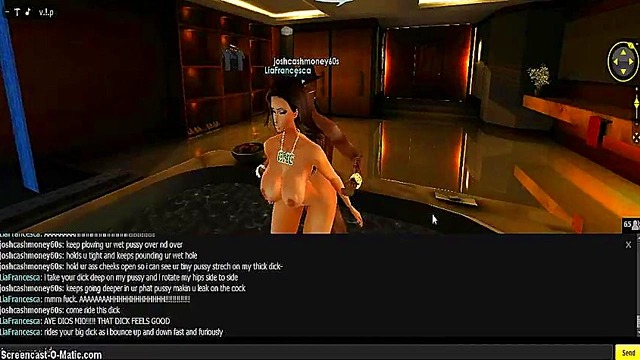 Lia's Erotic 3D Shower Fantasy – A Steamy IMVU Game Porn Adventure