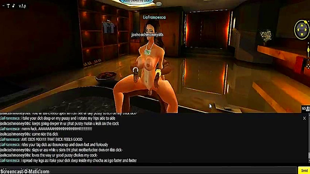 Lia's Erotic 3D Shower Fantasy – A Steamy IMVU Game Porn Adventure