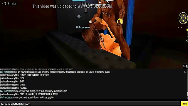 Lia's Erotic 3D Shower Fantasy – A Steamy IMVU Game Porn Adventure