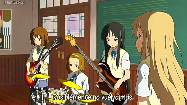 K-ON Anime Girls Rock Out With Sexy Music Performance