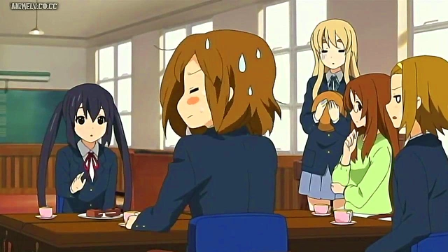 K-ON Anime Girls Rock Out With Sexy Music Performance