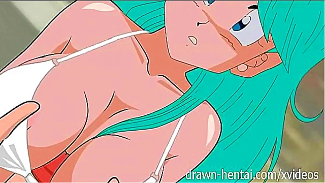 Bulma Threesome Dragon Ball Z Anime Parody With Cartoon Balls & Horny Action