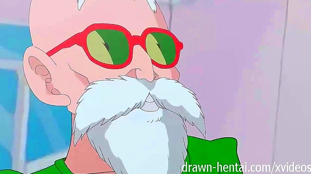 Bulma Threesome Dragon Ball Z Anime Parody With Cartoon Balls & Horny Action