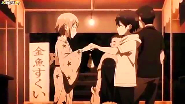 Dagashi Kashi Anime – Cute Couple Gets Intimate in Sexy Hentai Scene