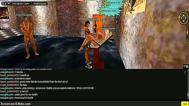 Caylee's Super Hentai Gangbang Adventure With Cartoon Game Characters