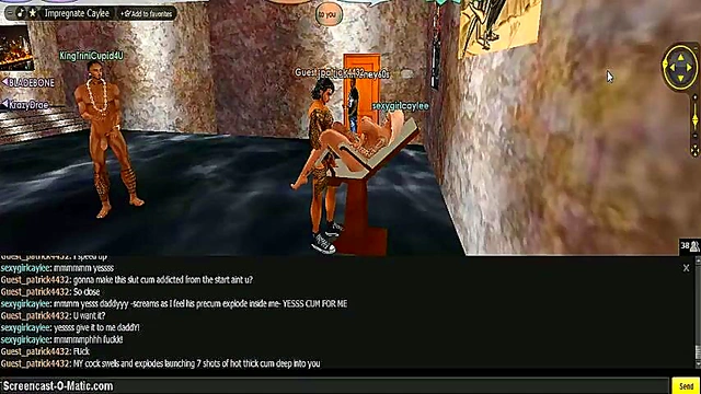 Caylee's Super Hentai Gangbang Adventure With Cartoon Game Characters