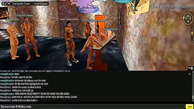 Caylee's Super Hentai Gangbang Adventure With Cartoon Game Characters